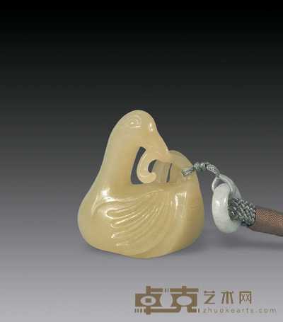 金元 黄玉春水 5×4.3cm